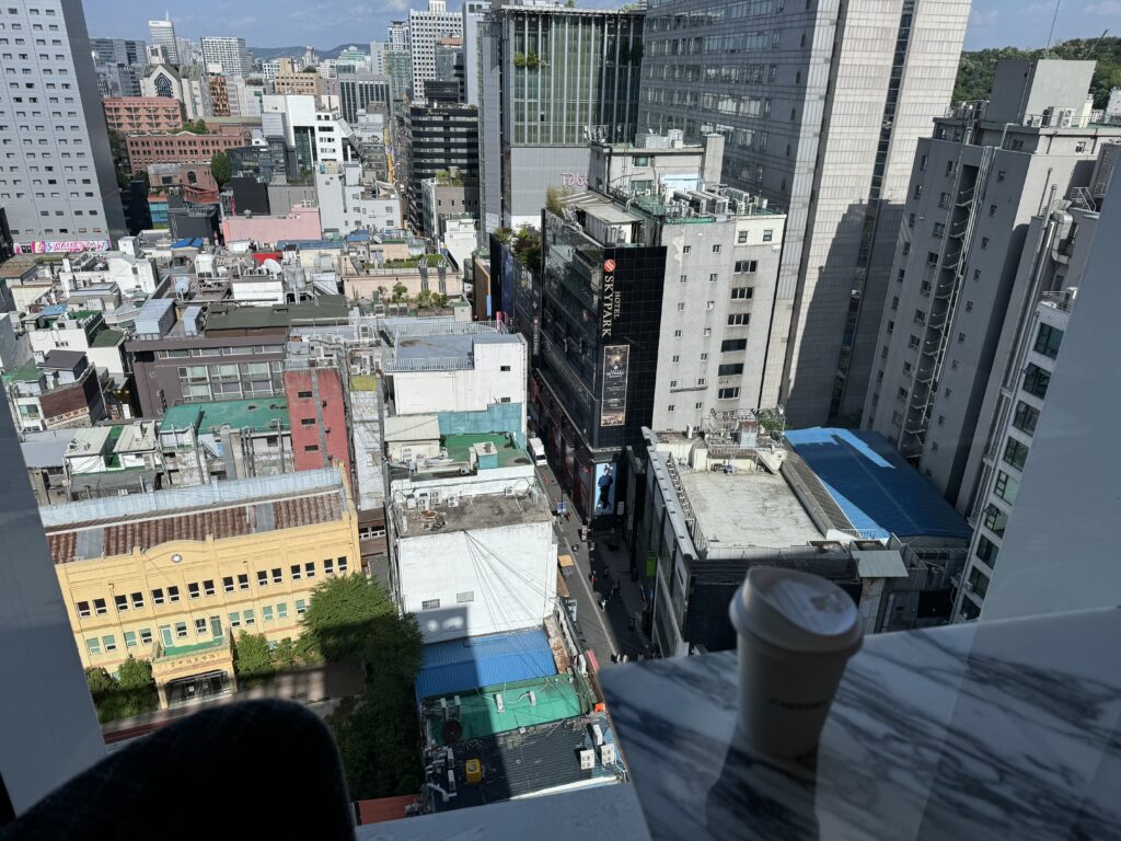 15階ラウンジからの景色