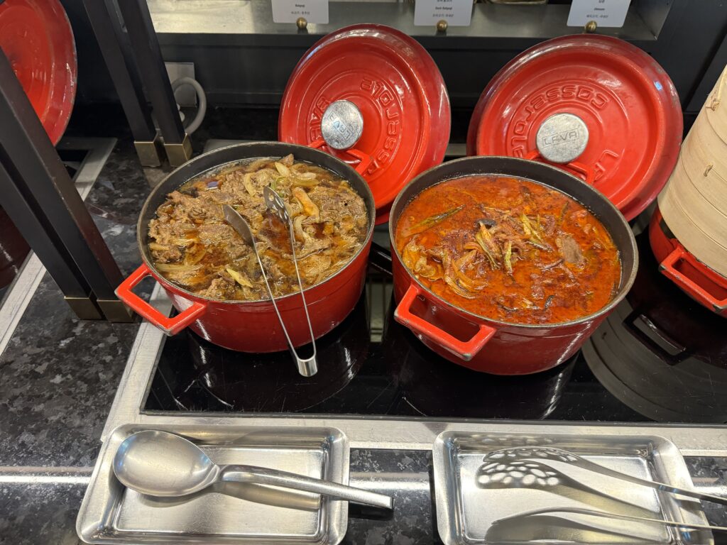 ル・メリディアンソウル明洞レストラン朝食のフード