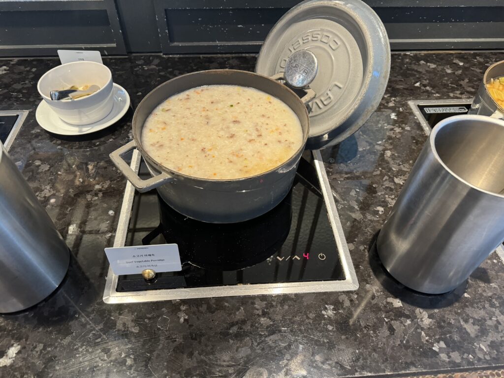 ル・メリディアンソウル明洞レストラン朝食のフード
