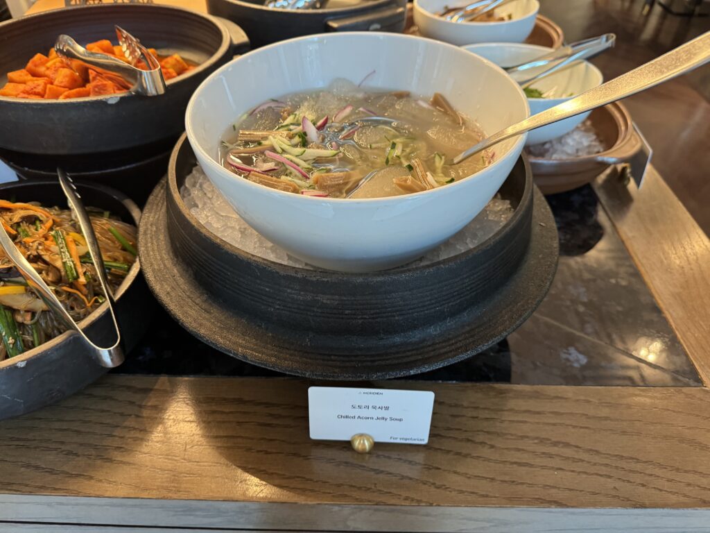 ル・メリディアンソウル明洞レストラン朝食のフード
