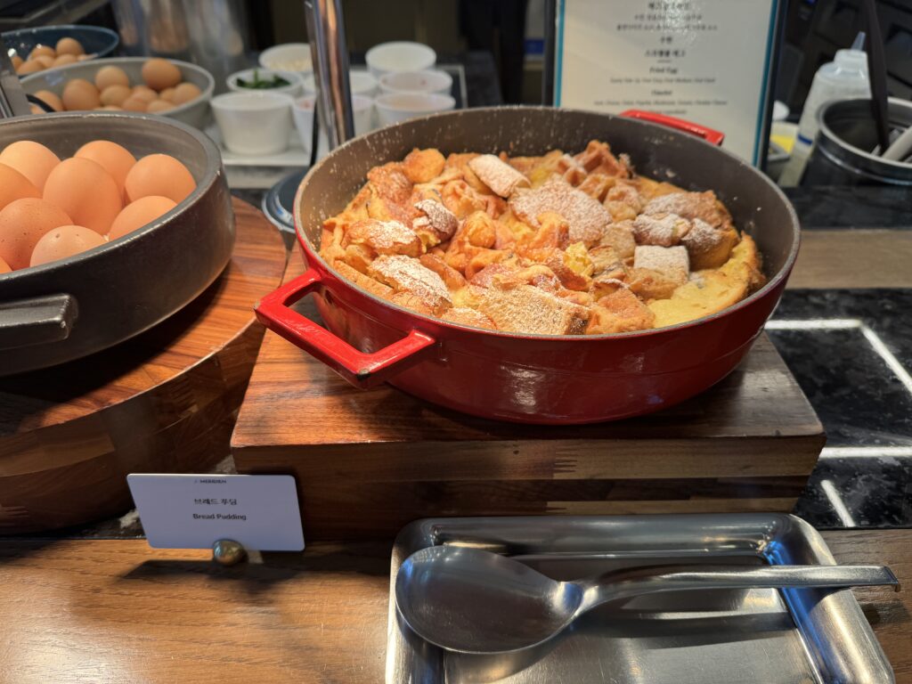 ル・メリディアンソウル明洞レストラン朝食のフード
