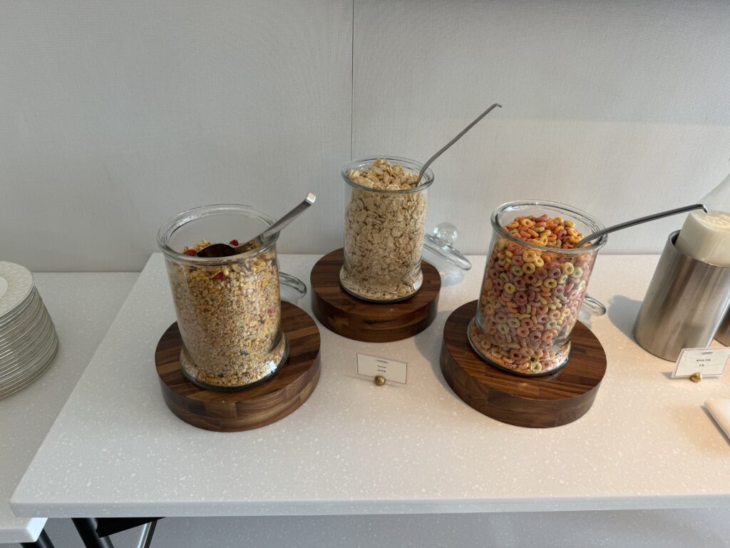 ル・メリディアンソウル明洞クラブラウンジ朝食のフード
