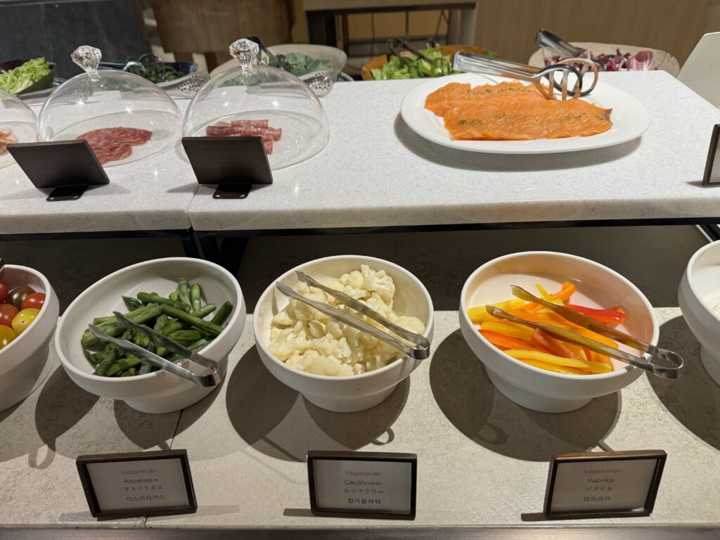 JWマリオット東大門スクエア･ソウル　レストラン　朝食　フード