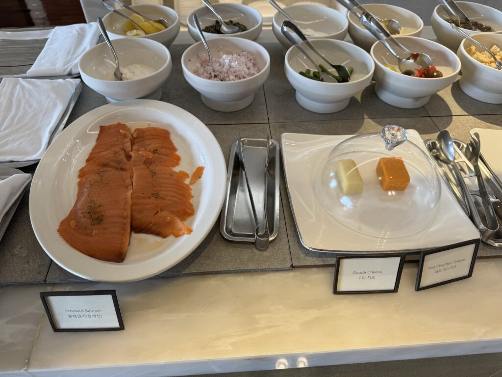JWマリオット東大門スクエア･ソウル　エグゼクティブラウンジ　朝食　フード