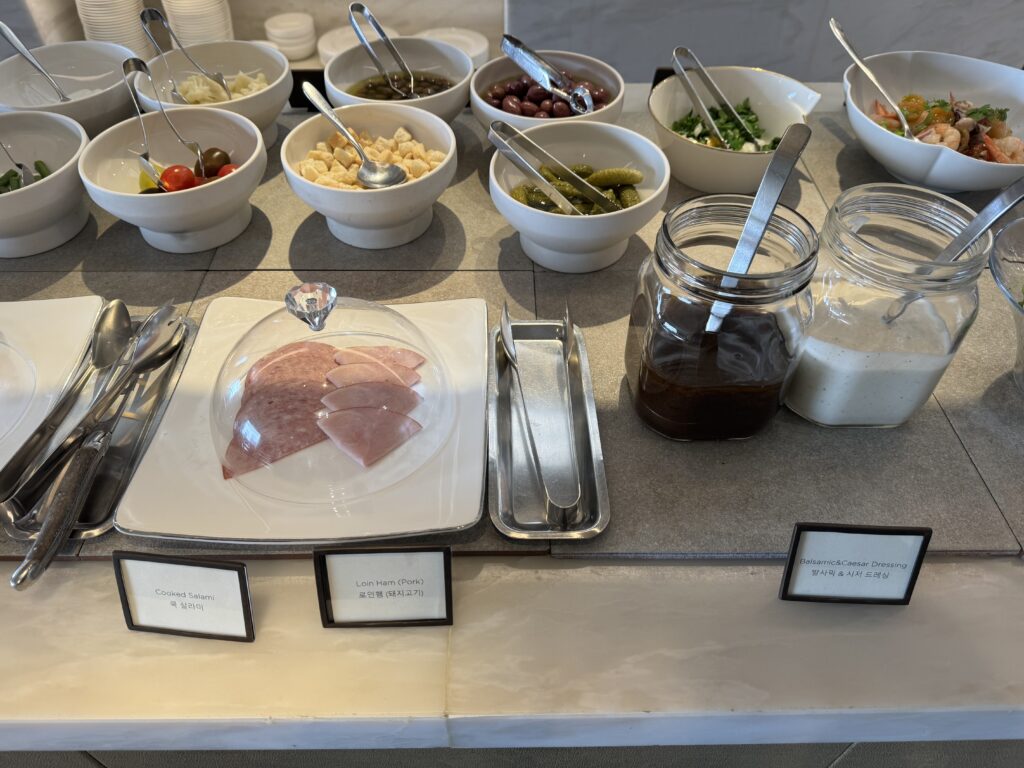 JWマリオット東大門スクエア･ソウル　エグゼクティブラウンジ　朝食　フード