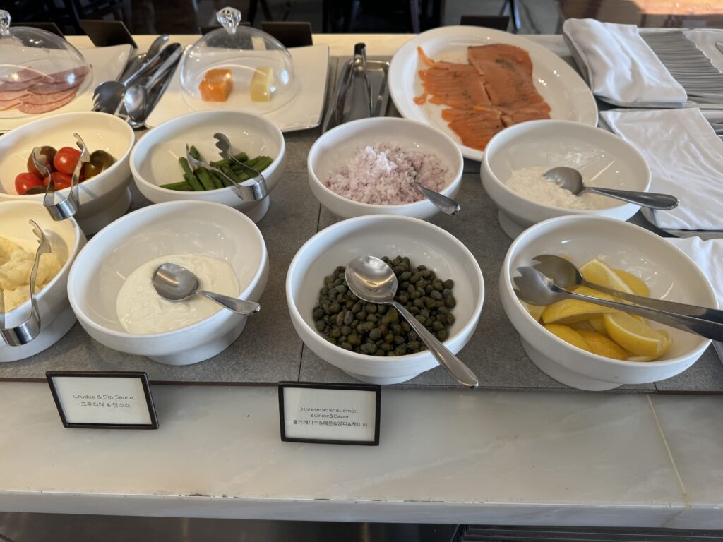 JWマリオット東大門スクエア･ソウル　エグゼクティブラウンジ　朝食　フード