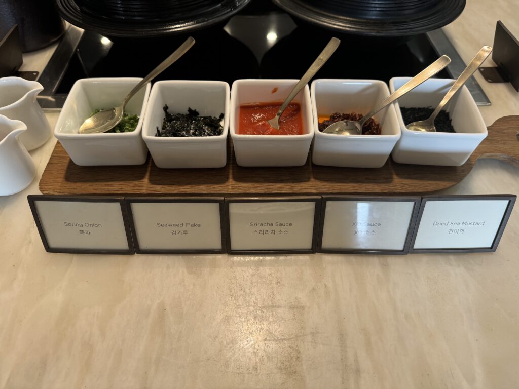JWマリオット東大門スクエア･ソウル　エグゼクティブラウンジ　朝食　フード
