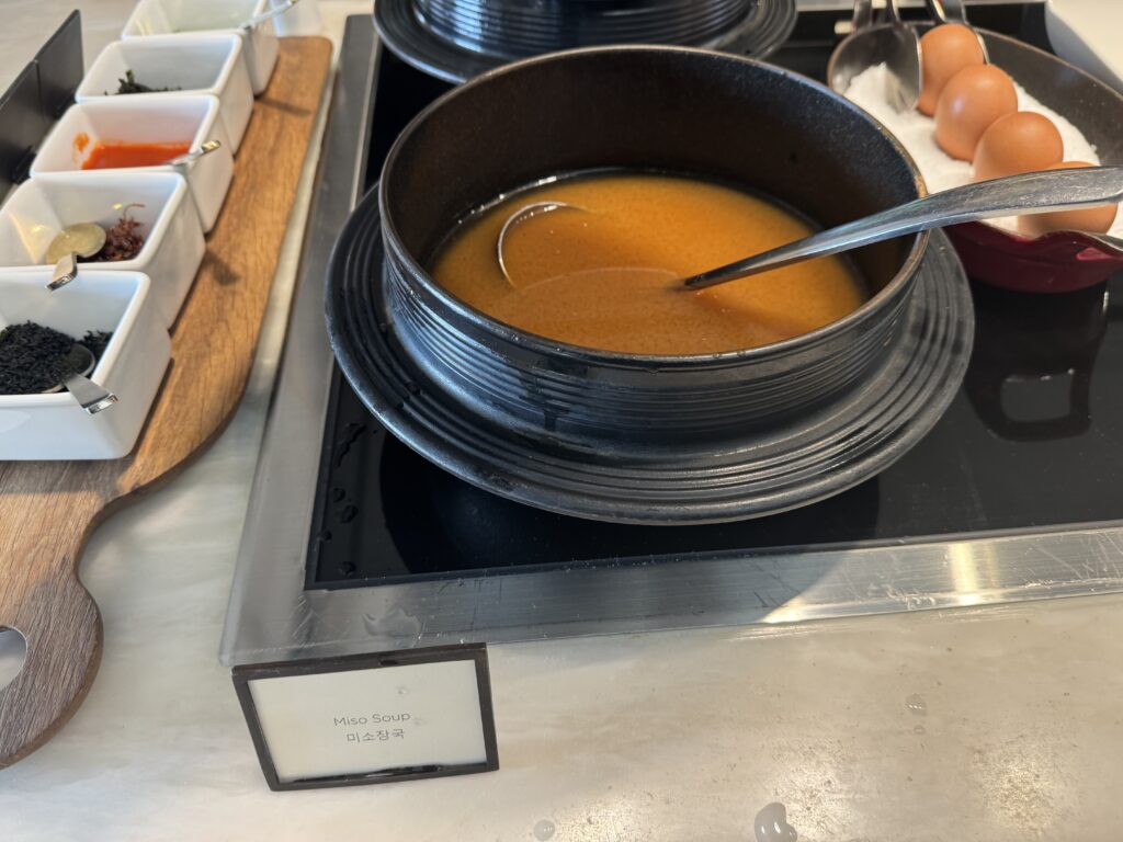 JWマリオット東大門スクエア･ソウル　エグゼクティブラウンジ　朝食　フード