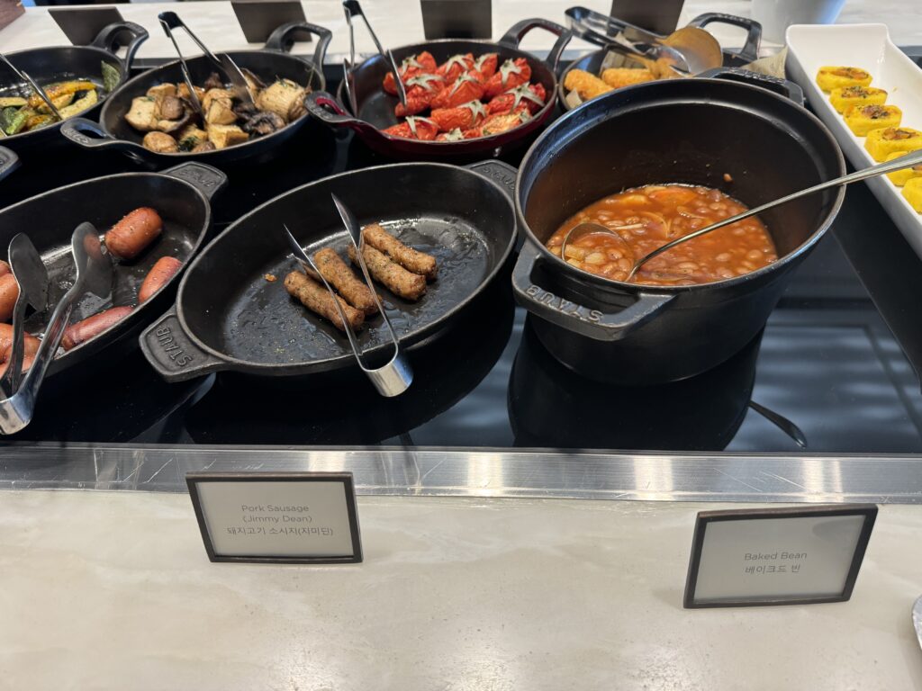 JWマリオット東大門スクエア･ソウル　エグゼクティブラウンジ　朝食　フード