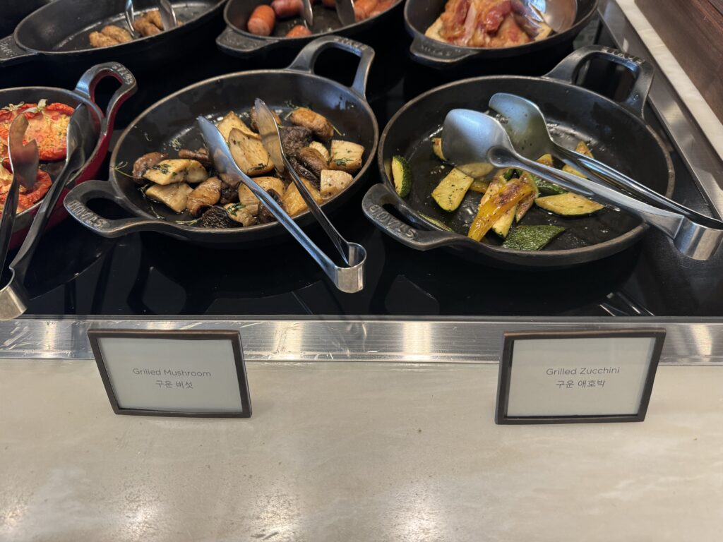 JWマリオット東大門スクエア･ソウル　エグゼクティブラウンジ　朝食　フード