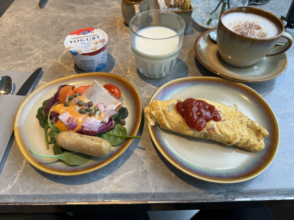 シンガポールマリオットタンプラザホテル　Mクラブラウンジ　朝食