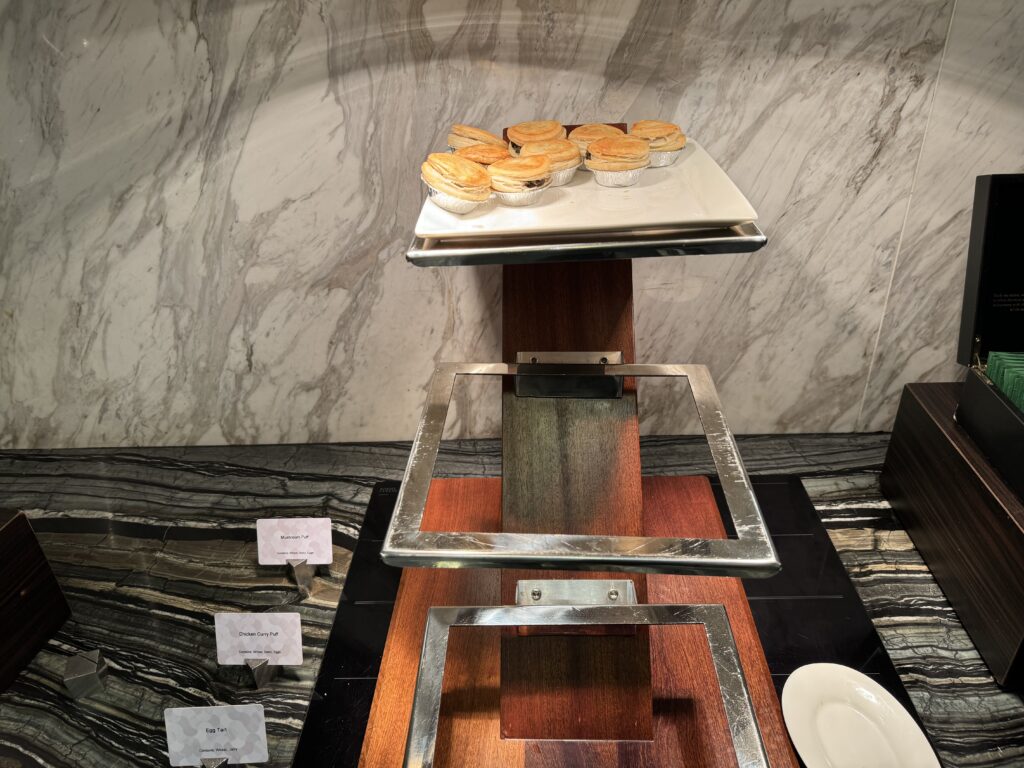 シンガポールマリオットタンプラザホテル　Mクラブラウンジ　軽食