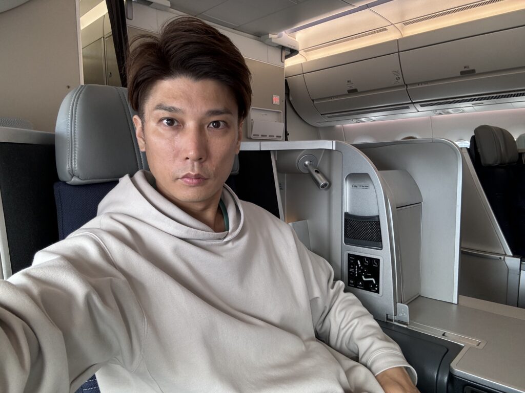 マレーシア航空ビジネスクラス　座席