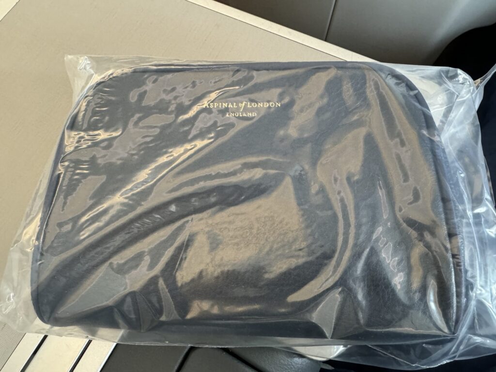 マレーシア航空ビジネスクラス　アメニティー