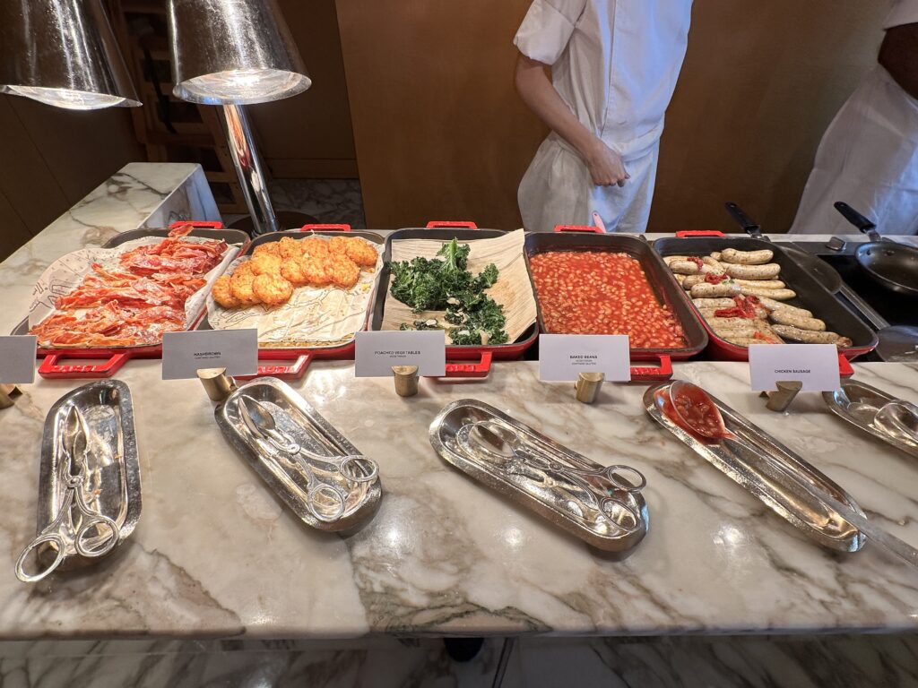 ザ・リッツ・カールトン・ミレニア シンガポール　クラブラウンジ　
朝食　フード