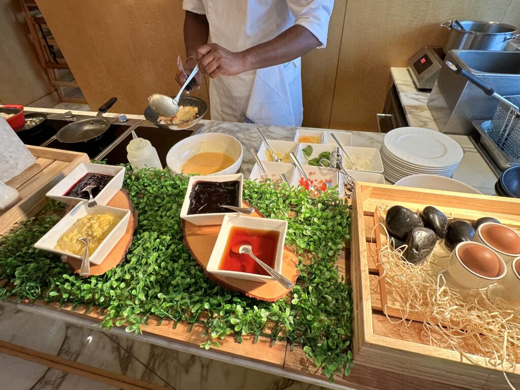 ザ・リッツ・カールトン・ミレニア シンガポール　クラブラウンジ　
朝食　フード