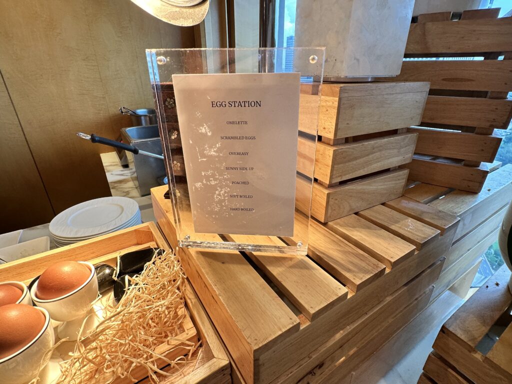 ザ・リッツ・カールトン・ミレニア シンガポール　クラブラウンジ　
朝食　フード