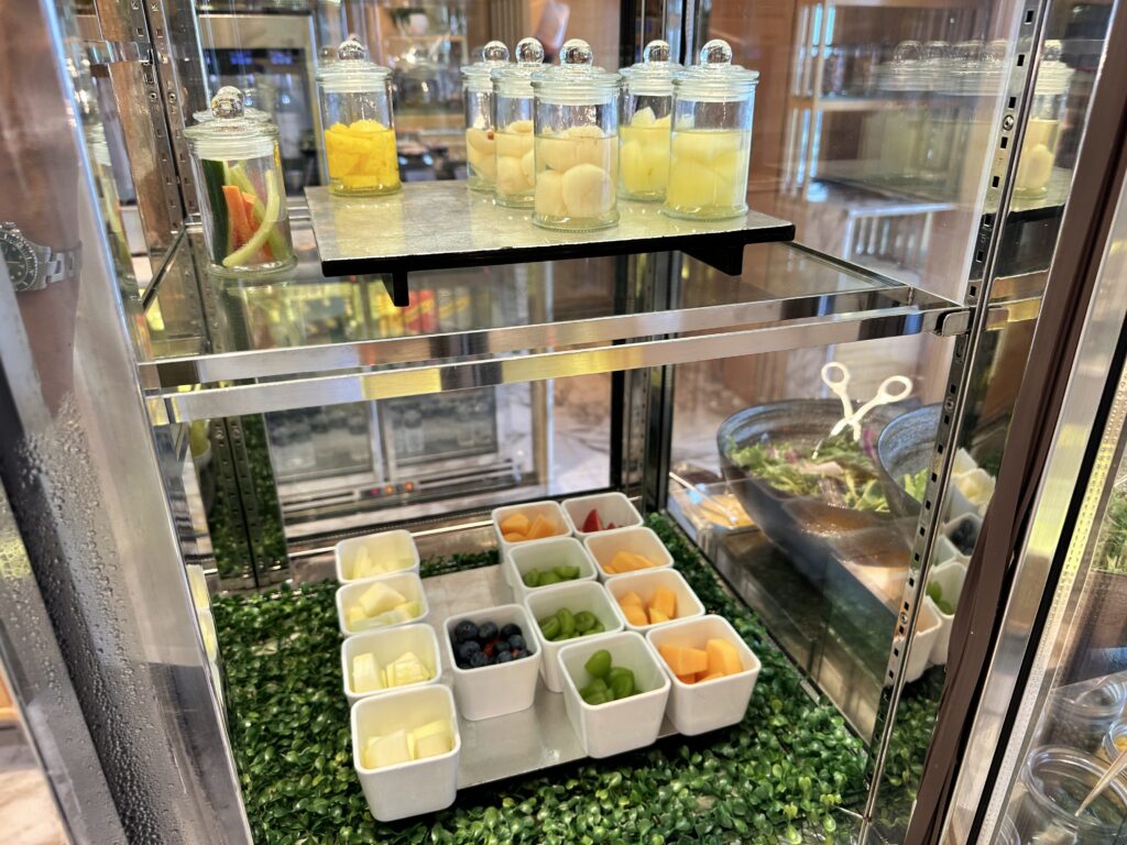 ザ・リッツ・カールトン・ミレニア シンガポール　クラブラウンジ　
朝食　デザート