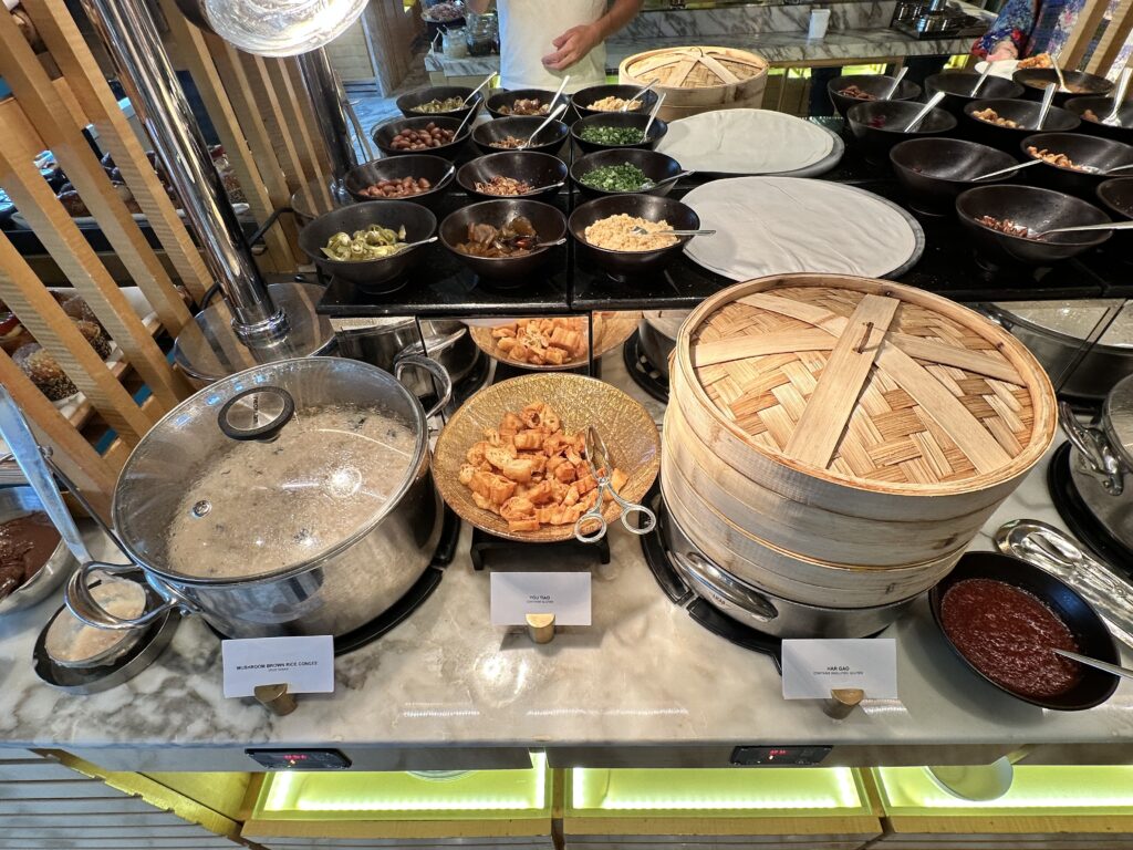 ザ・リッツ・カールトン・ミレニア シンガポール　クラブラウンジ　
朝食　フード
