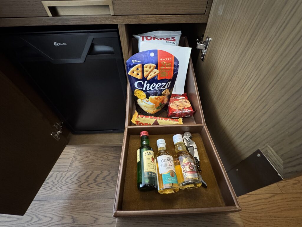 JWマリオットホテル奈良 628号室 ミニバー