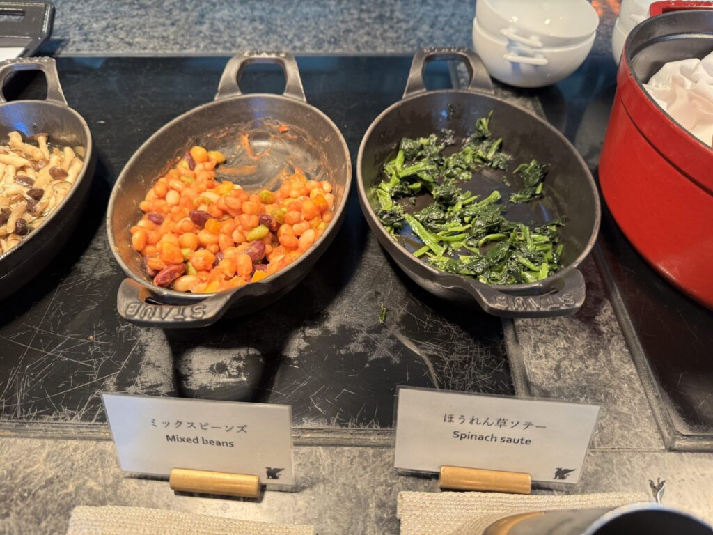 JWマリオットホテル奈良 エグゼクティブラウンジ 朝食 フード