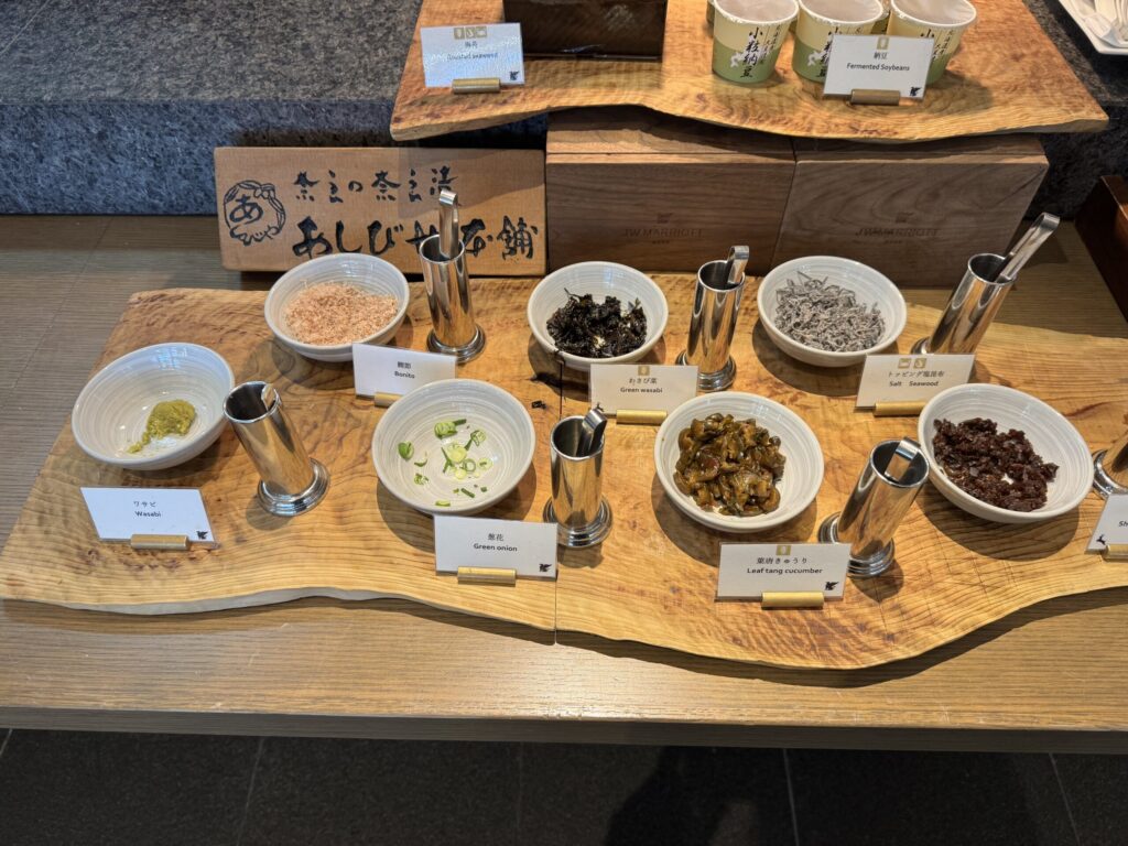 JWマリオットホテル奈良 エグゼクティブラウンジ 朝食 フード