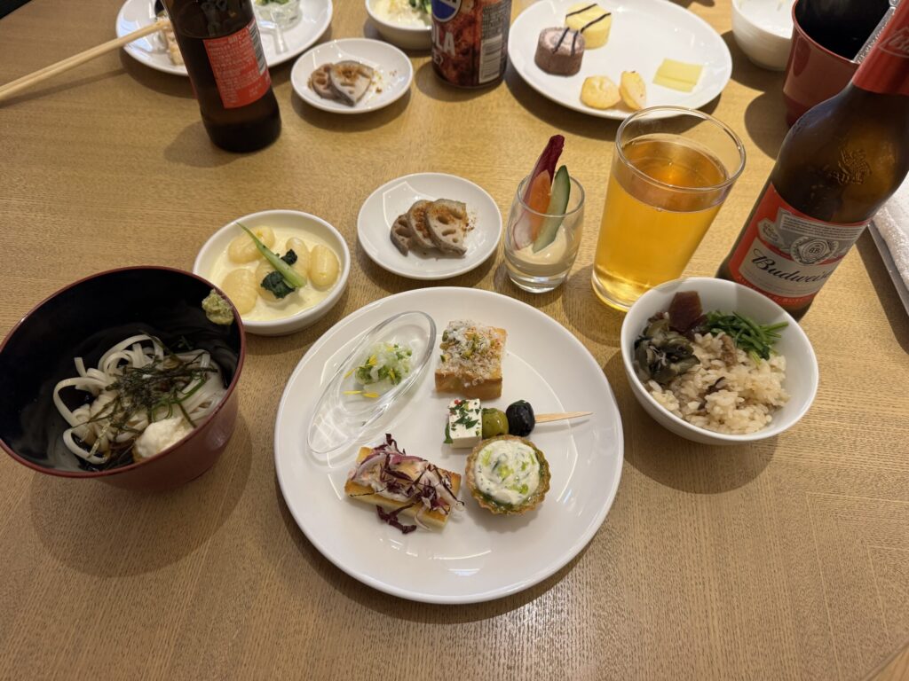 JWマリオットホテル奈良 エグゼクティブラウンジ カクテルタイム フード