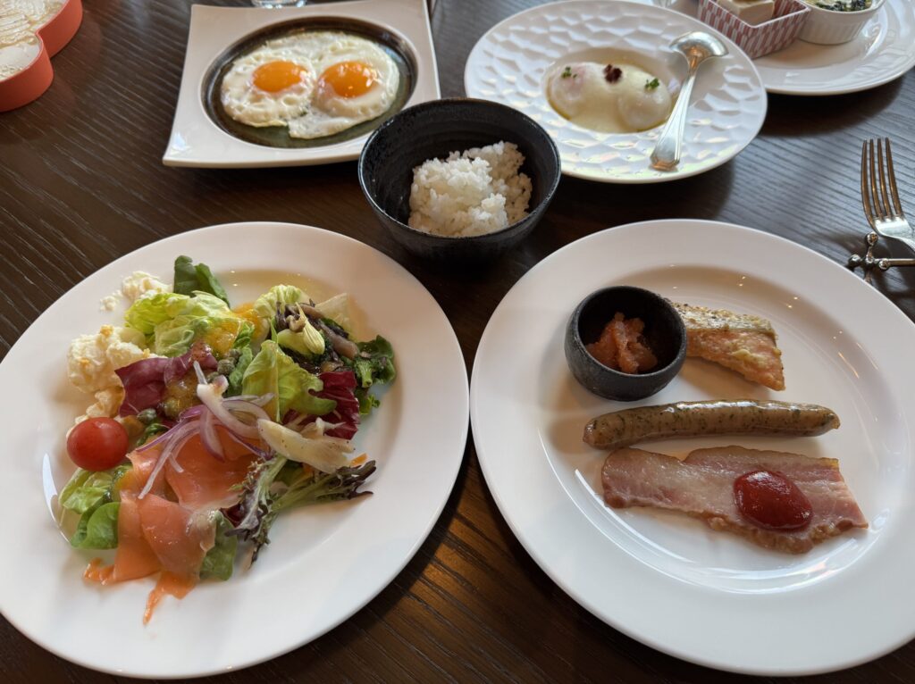 JWマリオットホテル奈良 エグゼクティブラウンジ 朝食 フード