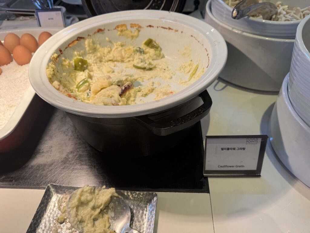 フォーポイント･バイ･シェラトン･ジョソン･ソウル駅　朝食　フード