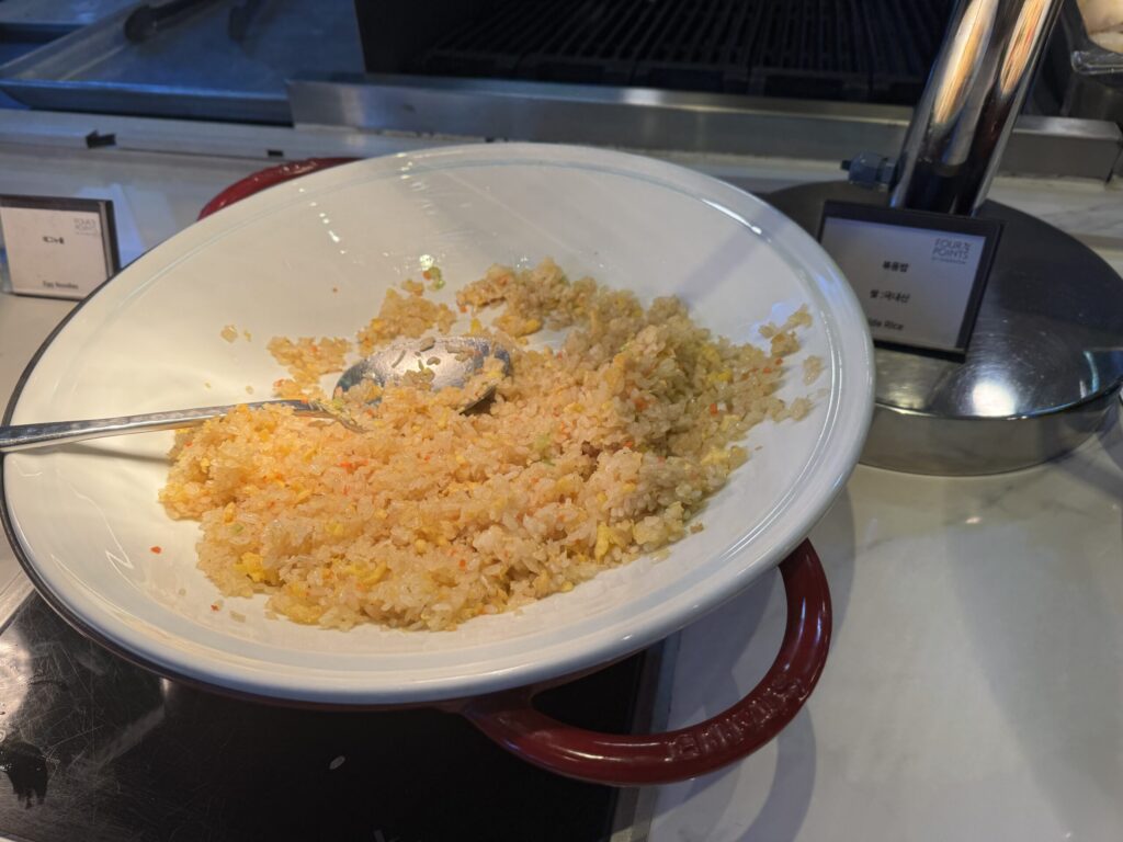 フォーポイント･バイ･シェラトン･ジョソン･ソウル駅　朝食　フード