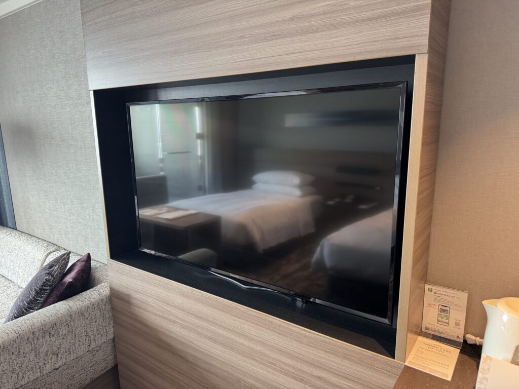 南紀白浜マリオットホテル　1015号室
テレビ
