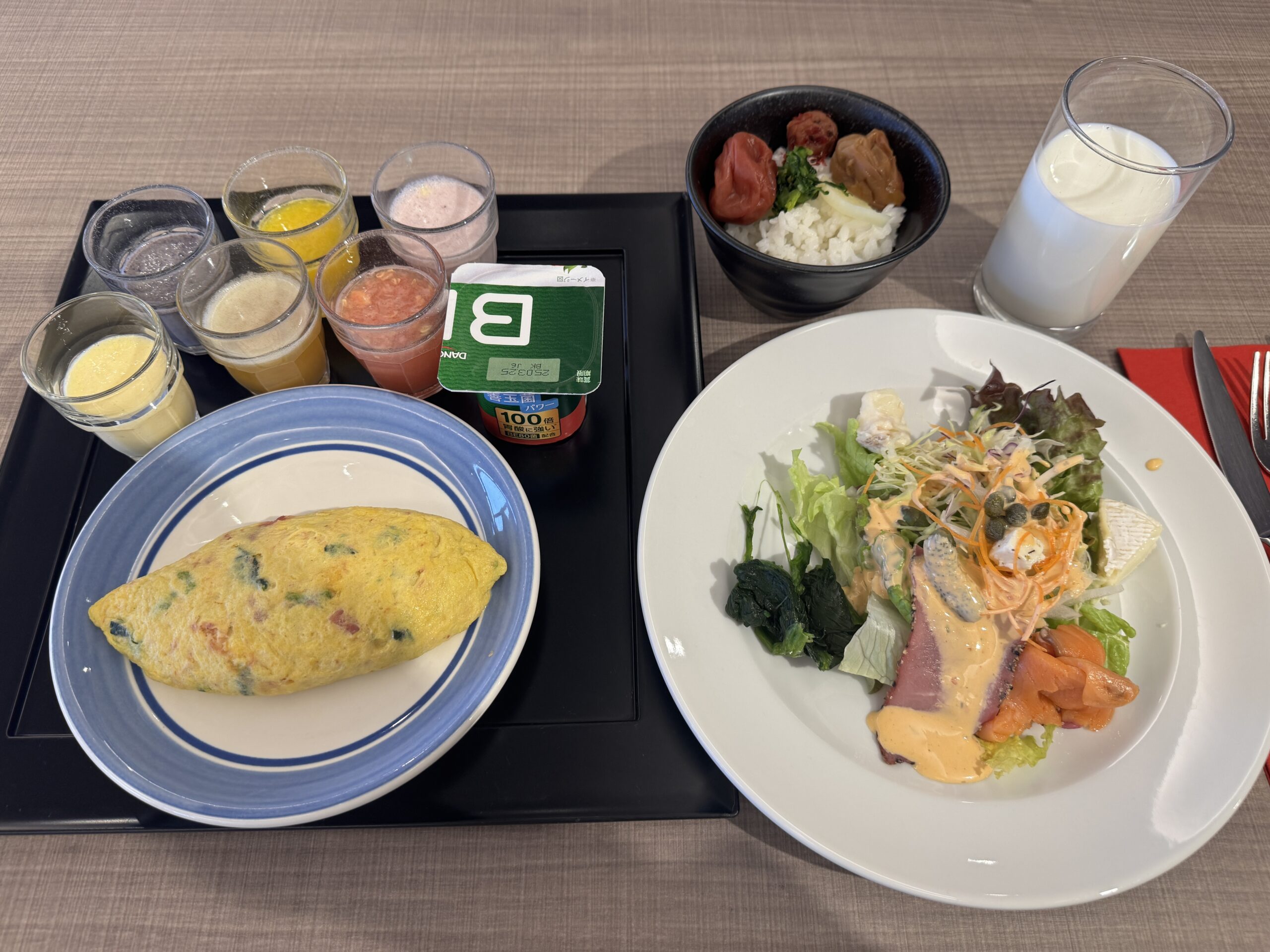南紀白浜マリオットホテル　レストラン朝食　フード