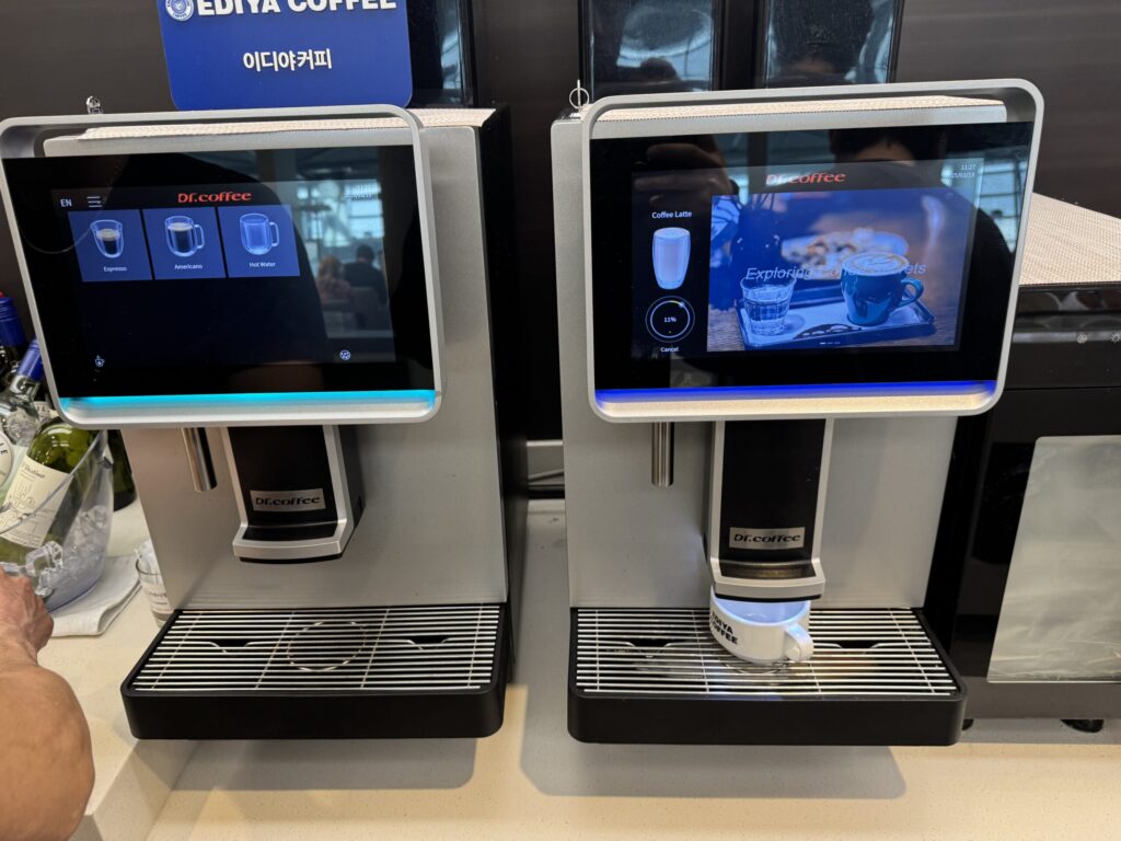 仁川国際空港　第1ターミナル スカイハブラウンジ　ドリンク
