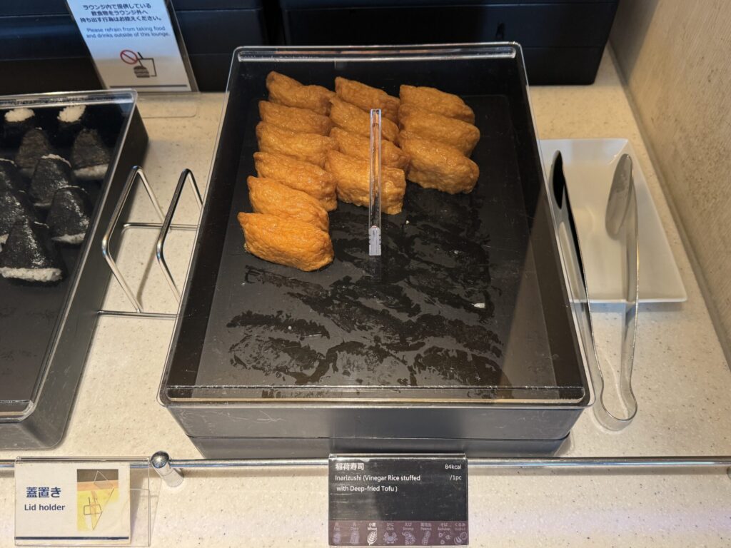 羽田空港・国内線のANAスイートラウンジ　フード