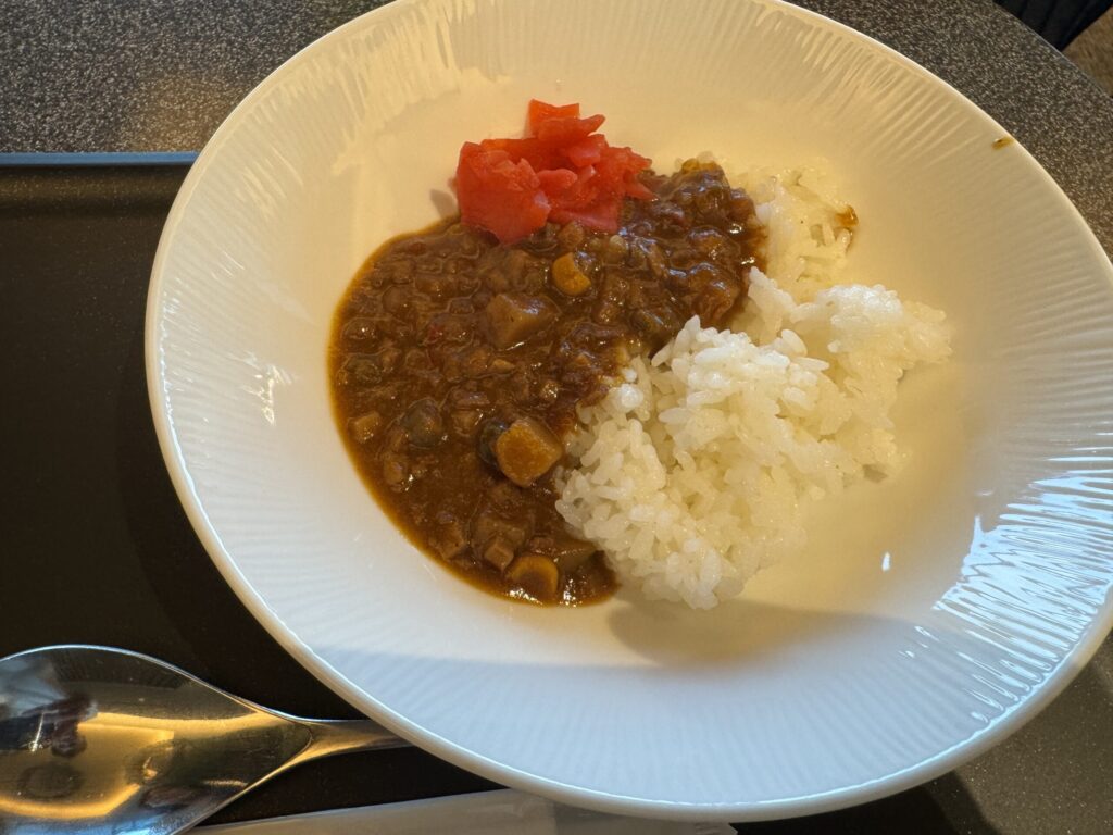 羽田空港・国内線のANAスイートラウンジ　フード