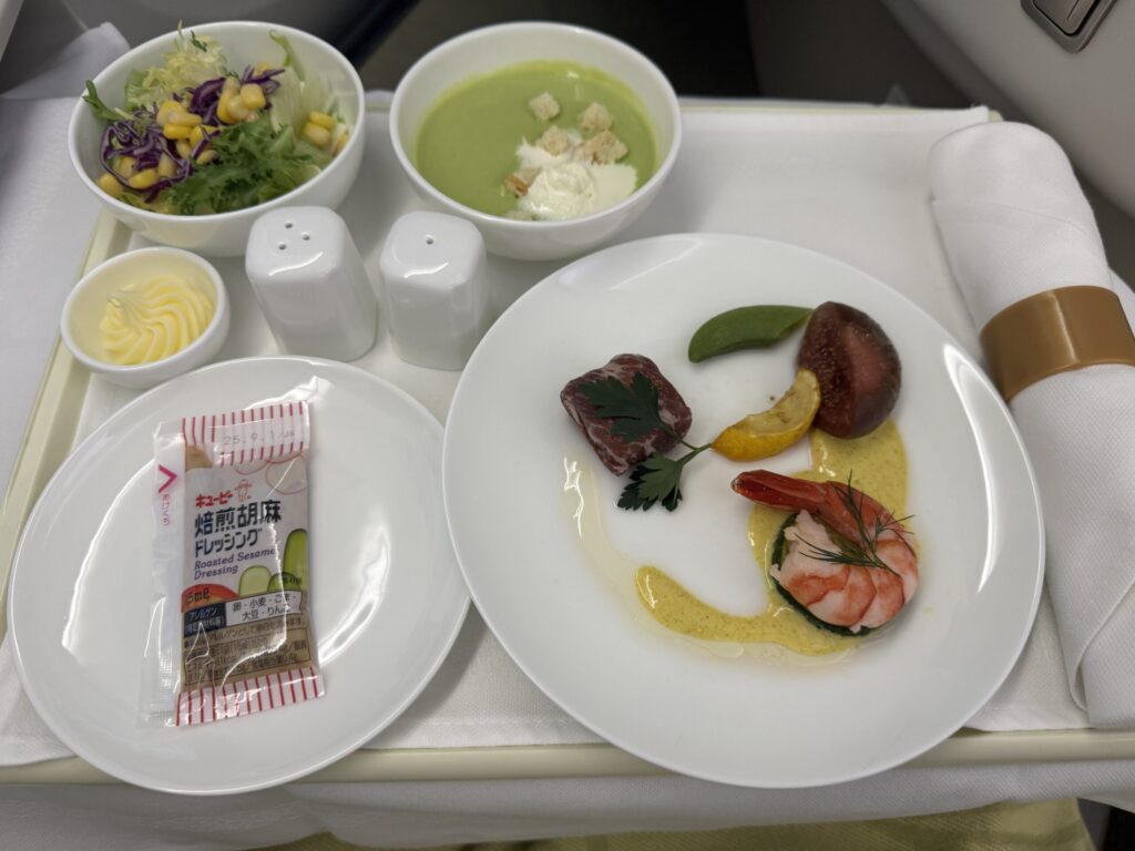 ベトナム航空ビジネスクラス搭乗記【成田⇄ホーチミン】 機内食