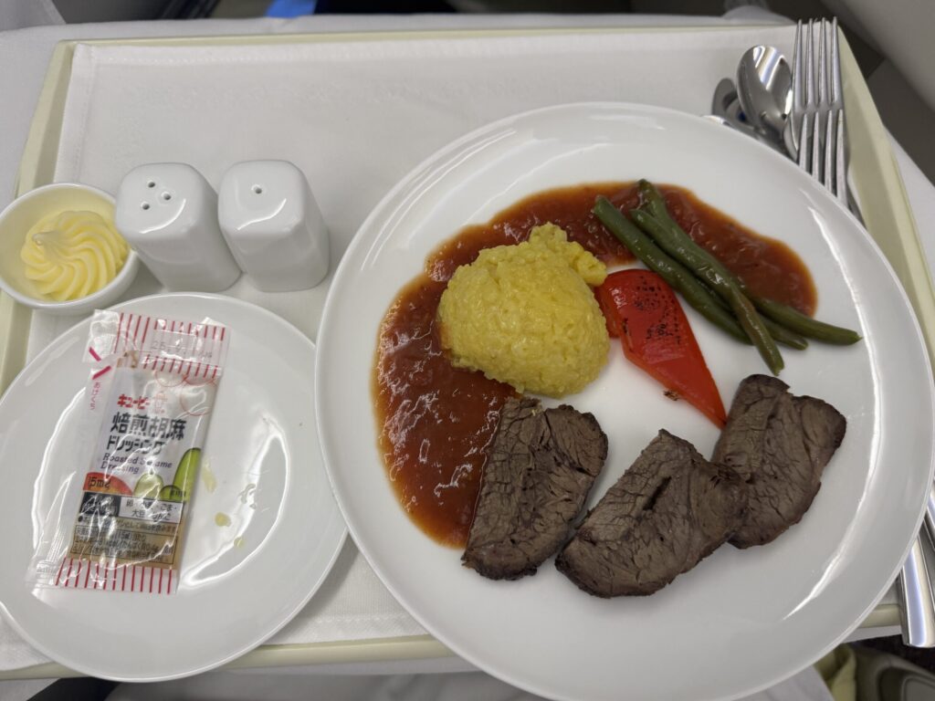 ベトナム航空ビジネスクラス搭乗記【成田⇄ホーチミン】 機内食