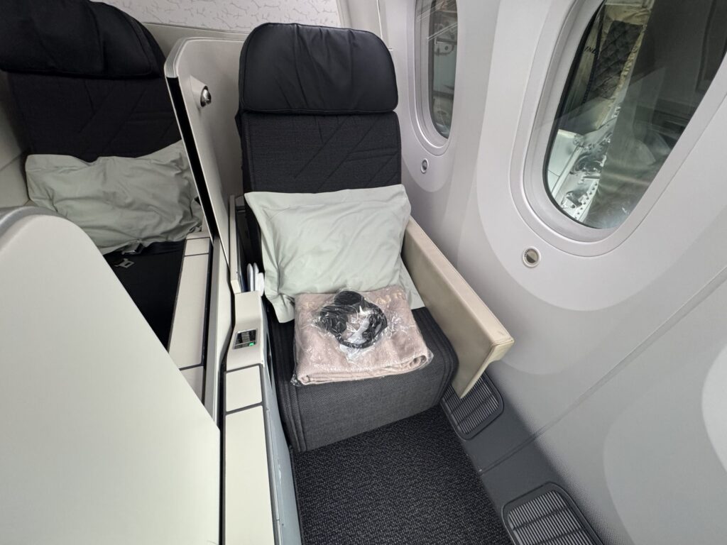 大韓航空ビジネスクラス搭乗記【セントレア→仁川】 座席