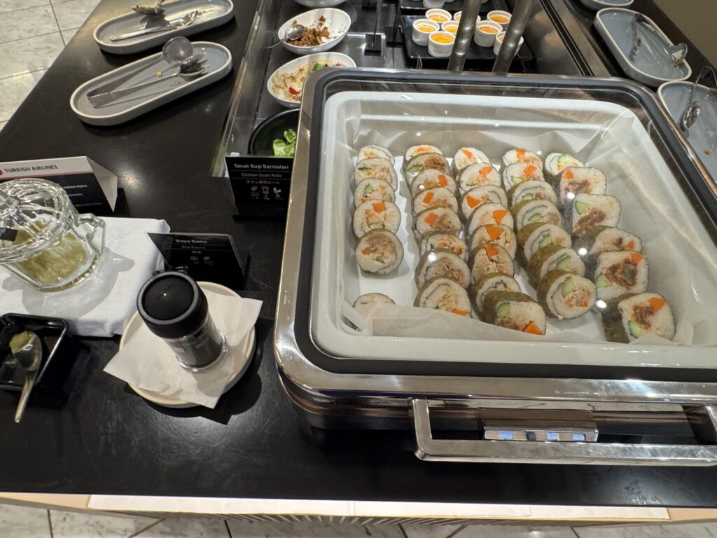 ターキッシュエアラインズラウンジ(成田空港|第1ターミナル)フード