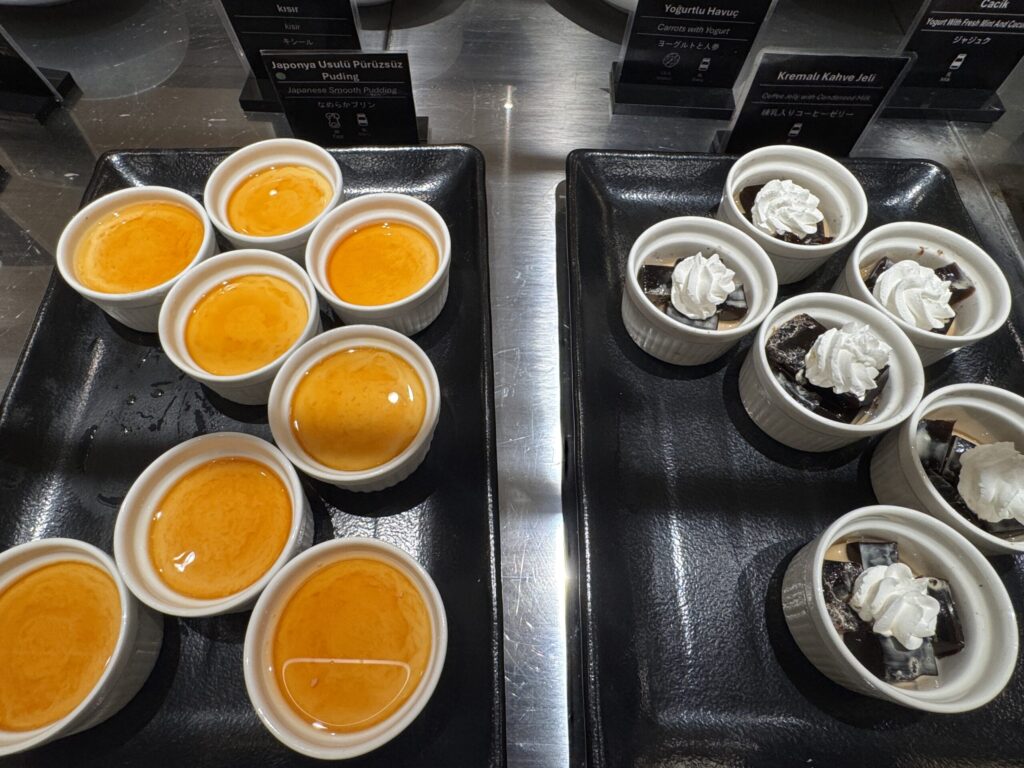 ターキッシュエアラインズラウンジ(成田空港|第1ターミナル)フード