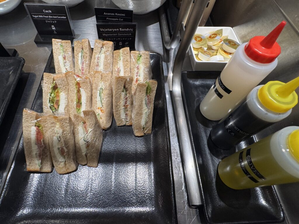 ターキッシュエアラインズラウンジ(成田空港|第1ターミナル)フード