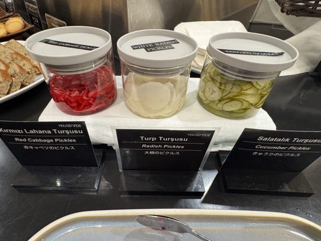 ターキッシュエアラインズラウンジ(成田空港|第1ターミナル)フード