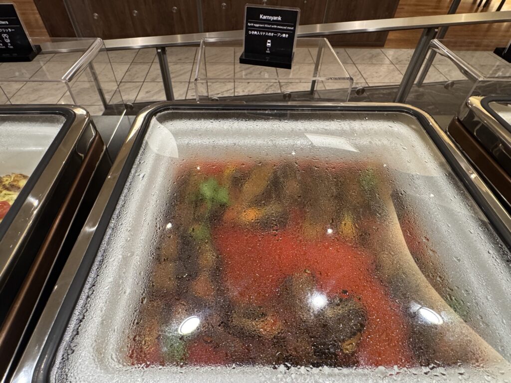 ターキッシュエアラインズラウンジ(成田空港|第1ターミナル)フード