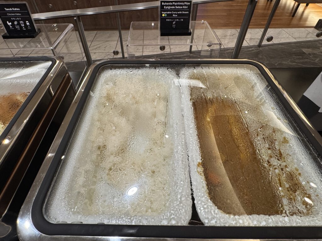 ターキッシュエアラインズラウンジ(成田空港|第1ターミナル)フード