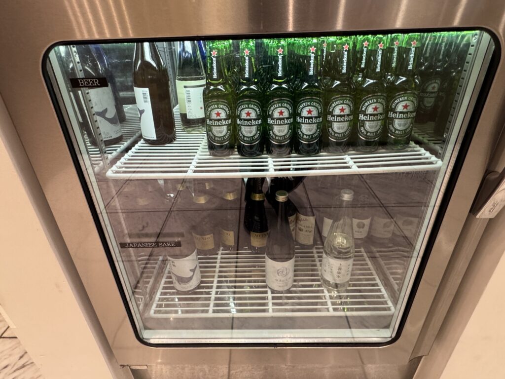 ターキッシュエアラインズラウンジ(成田空港|第1ターミナル)ドリンク