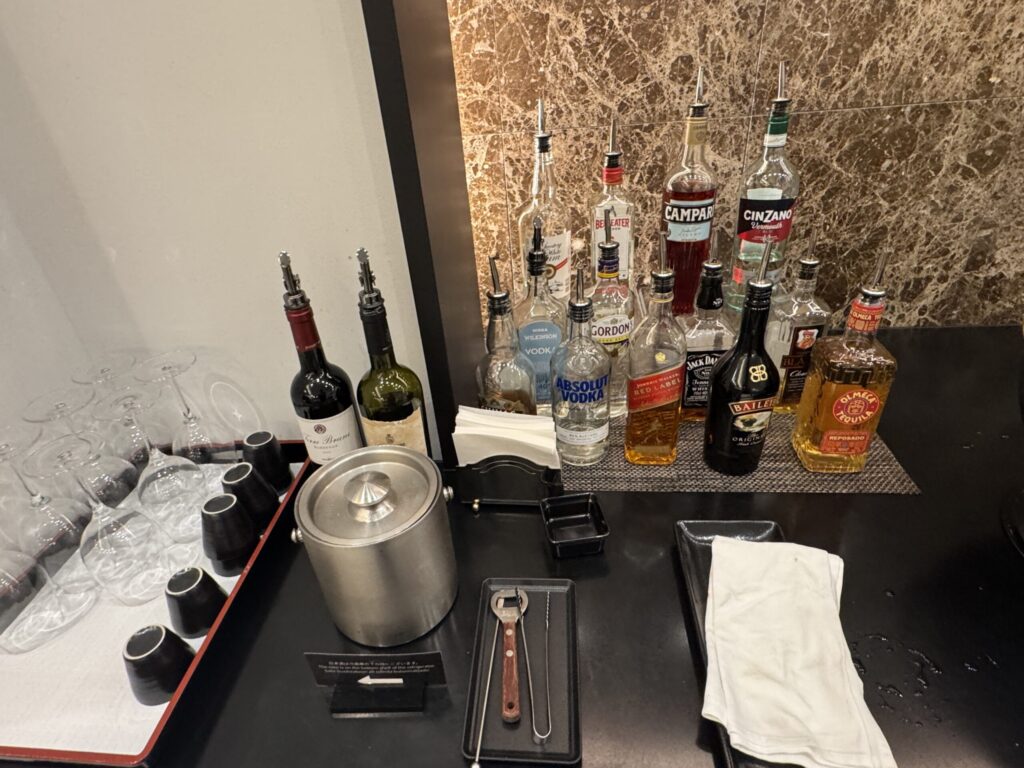 ターキッシュエアラインズラウンジ(成田空港|第1ターミナル)ドリンク