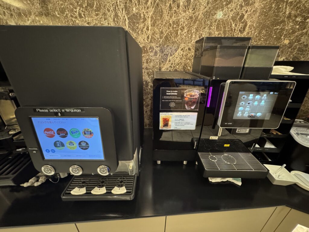 ターキッシュエアラインズラウンジ(成田空港|第1ターミナル)ドリンク