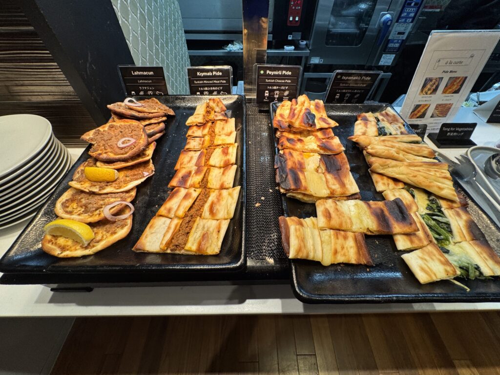 ターキッシュエアラインズラウンジ(成田空港|第1ターミナル)フード