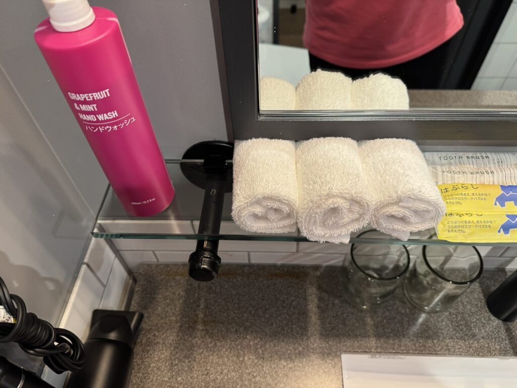 モクシー梅田客室アメニティ