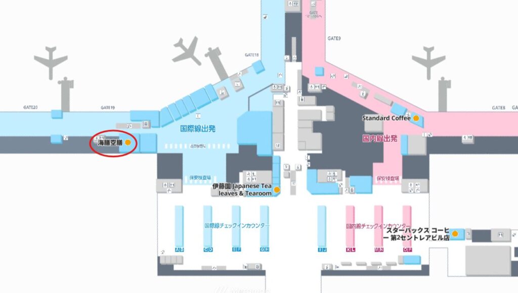 「海膳空膳」フロアマップ